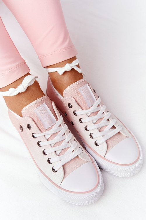 Dámska veľká hviezda HH274127 Ombre Pink Sneakers