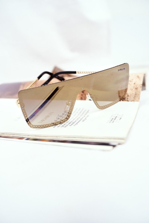 Prius pred 12 slnečné okuliare Zlaté zrkadlo