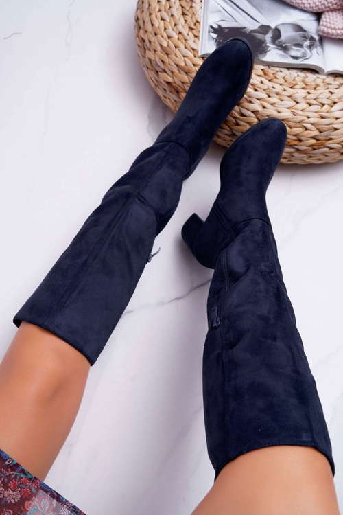 Dámske námornícke modré topánky Sergio Leone KZ273