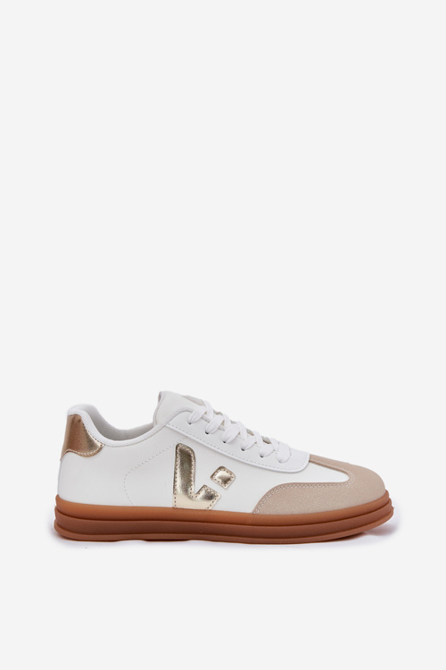 Dámské Tenisky Eko Kůže Bílé Micca