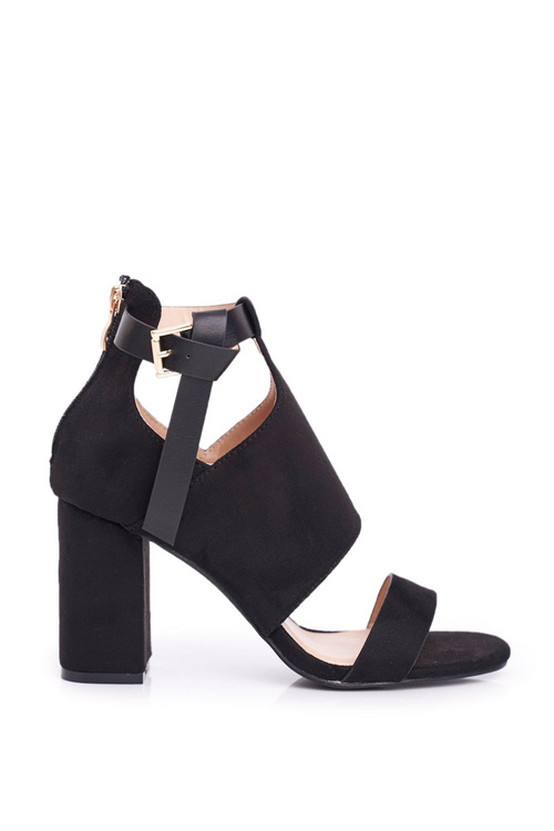 Sandále na stĺpe s Vinceza Upper 20-17054 čierny