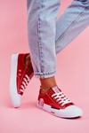 Dámské Tenisky Cross Jeans Červené FF2R4074C