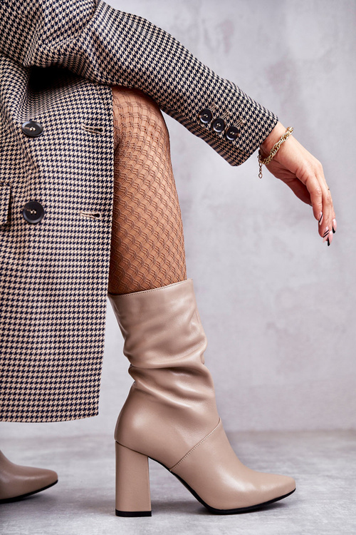 Laura Messi 2560 Kožené podpätky