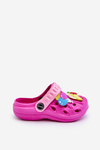 Dětské pěnové lehké sandály Crocs Fuchsie Sweets