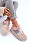 Dámske športové topánky Big Star MM274233 Pink-Beige