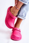 Dámské světlé pantofle Big Star II275007 fuchsie