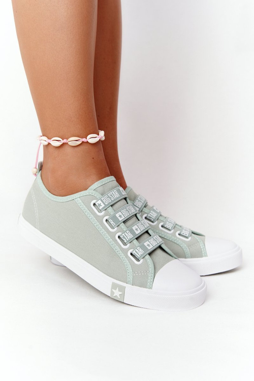 Dámské Tenisky S Manžetami BIG STAR HH274097 Zelené