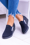 Sergio Leone Navy Shoes na platforme Sedici