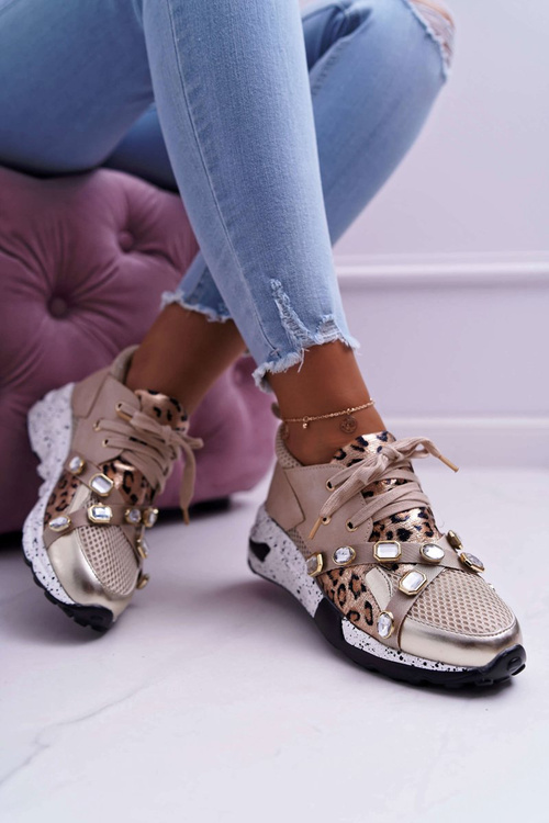 Dámská Sportovní Obuv Lu Boo Béžové Frency