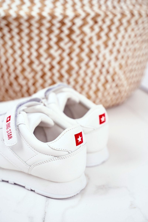 Dětská Sportovni Obuv Sneakers Big Star GG374057 Bíle