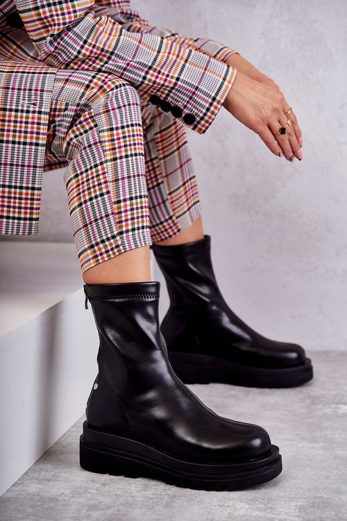 Vysoké teplé boty GOE KK2N4054 černé