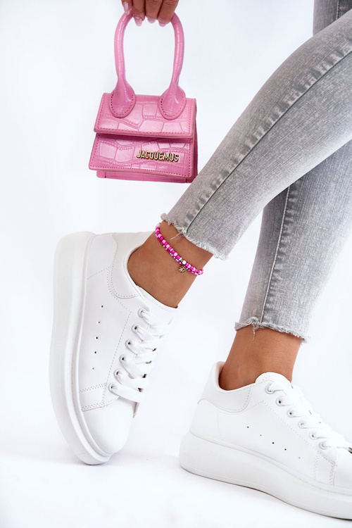 Dámske športové topánky na platforme White Eliso