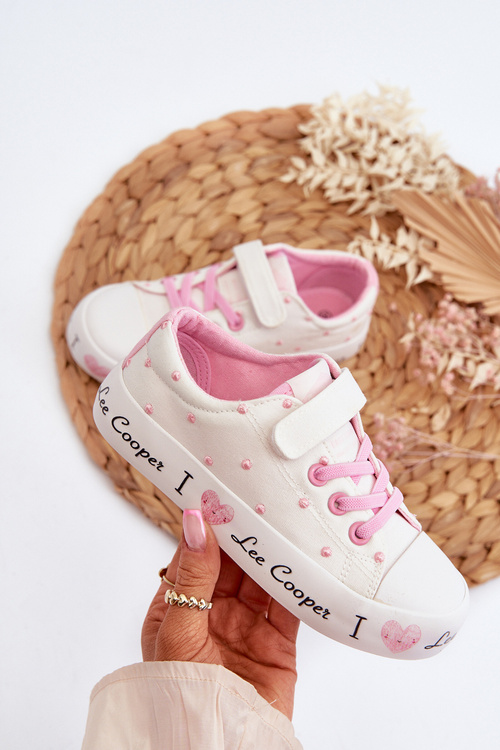 Dětské tenisky Lee Cooper LCW-24-02-2159 Bílé