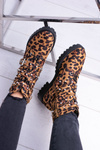 Dámske topánky s vysokým leopardom v Albere Leopard Tlač