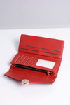 Veľká dámska červená peňaženka