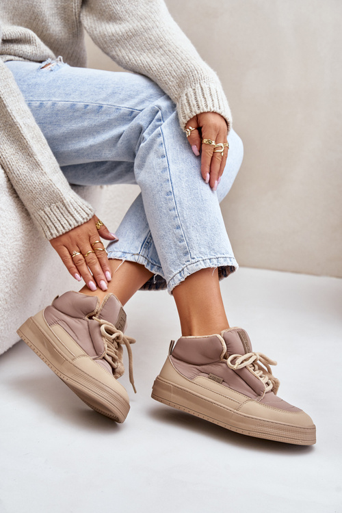 Dámske Snehule Big Star OO274A532 Béžové