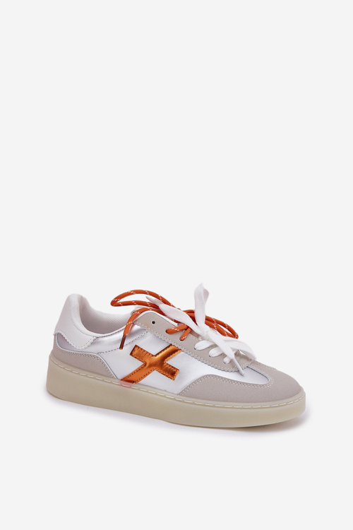 Nízke Dámske Športové Topánky Strieborné Zelevelis