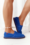Espadrilky Na Pletené Podrážce Big Star DD274A136 Tmavě Modre