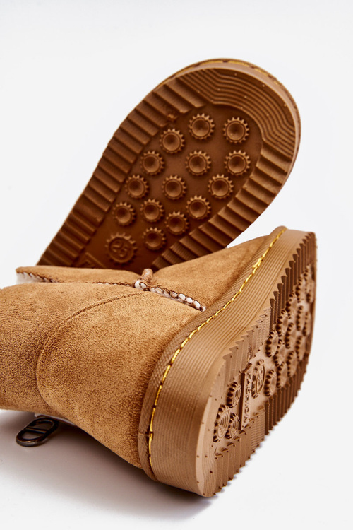 Dětské nazouvací zateplené sněhule Camel Catellie