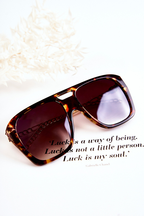 Dámské sluneční brýle Aviatory Mramorovaný V120013 Hnědý