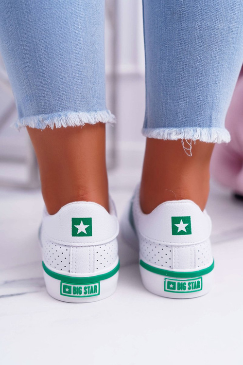 Dámské Tenisky Big Star Bílo-zelené EE274336