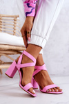 Elegantné sandále na Post Pink Michele