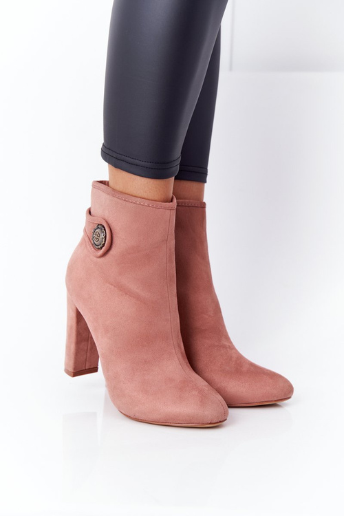 Klasické Boty Na Soupku Lu Boo Růžové