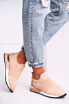 Dámská Sportovní Obuv Sneakers Slip-on Béžové Say Something