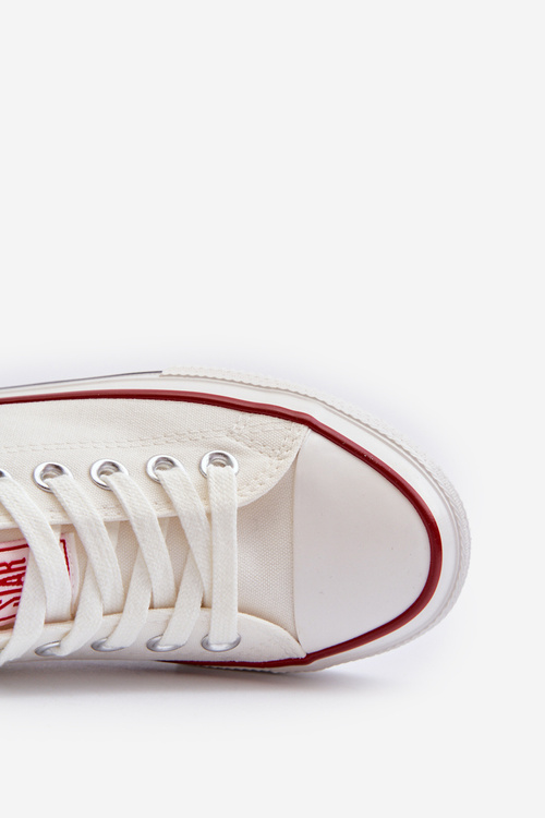 Nízke dámske tenisky Big Star NN274274 Biele