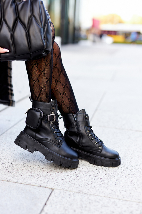 Čierne topánky Olenisse s obličkami