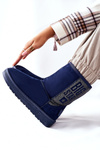 Dámske snehové topánky Veľká hviezda EE274416 NAVY BLUE