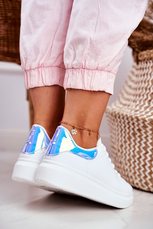 Dámská Sportovní Obuv Lu Boo Bile Kovový Modre Matilda