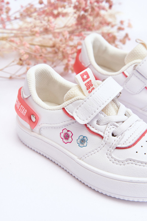 Veľká hviezda JJ374082 Biele detské športové topánky