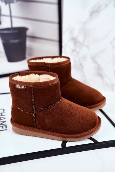 Dětské Sněhule Big Star zateplené Camel  GG374082