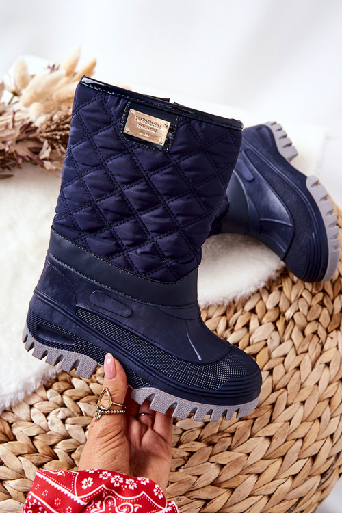 Détské Sněhule Teplé Námořnická modř Mussi