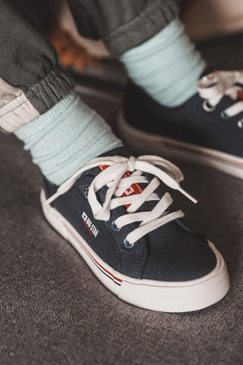 Detské nízke tenisky Veľká hviezda JJ374173 Navy Blue