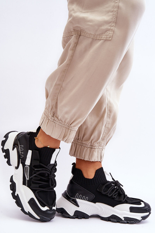 Dámské ponožkové tenisky Černe Keaton