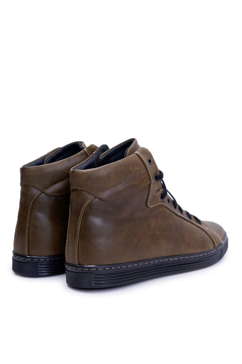 Pánske kožené tenisky Bednarek Olive Edys