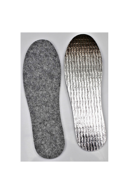 Coccine Thick Felt Insoles On The Aluminum Layer