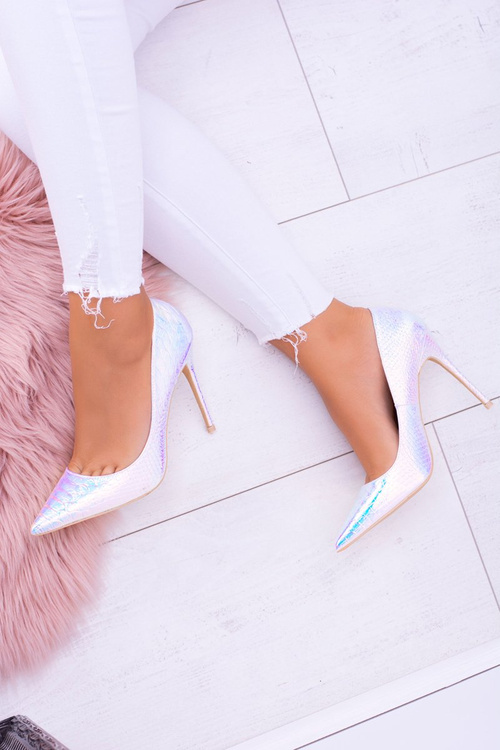 Dámske podpätky lu boo v Spitz Pink benzín glam