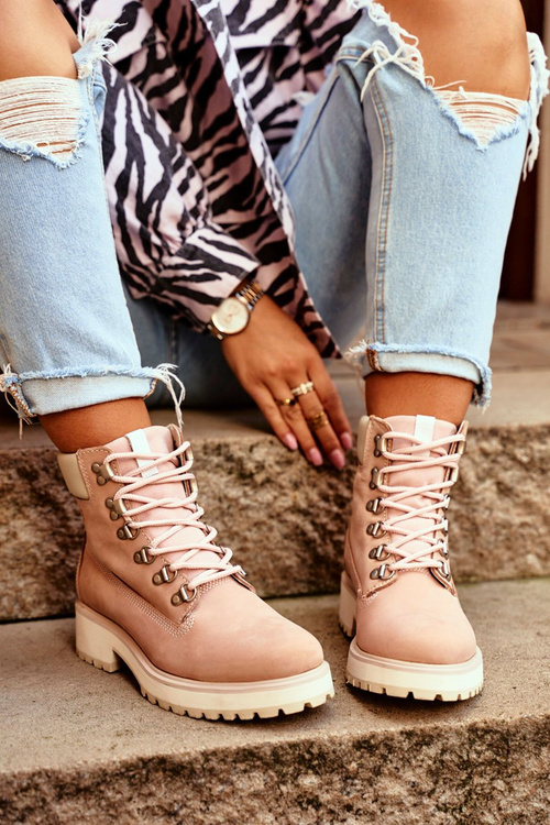 Dámska veľká hviezda Pastel Pink EE274034 topánky