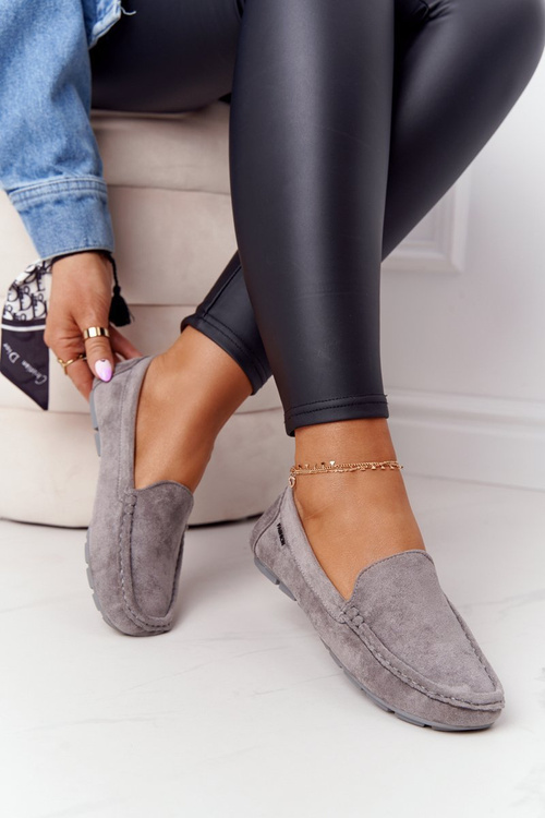 Ženské šedá San Marino Suede Feedafers