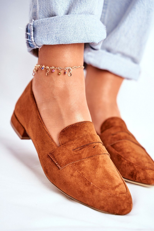 Dámské Mokasíny Sergio Leone MK734 Camel Nebbi