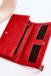 Dámská velká prostorná peněženka Červené Evina