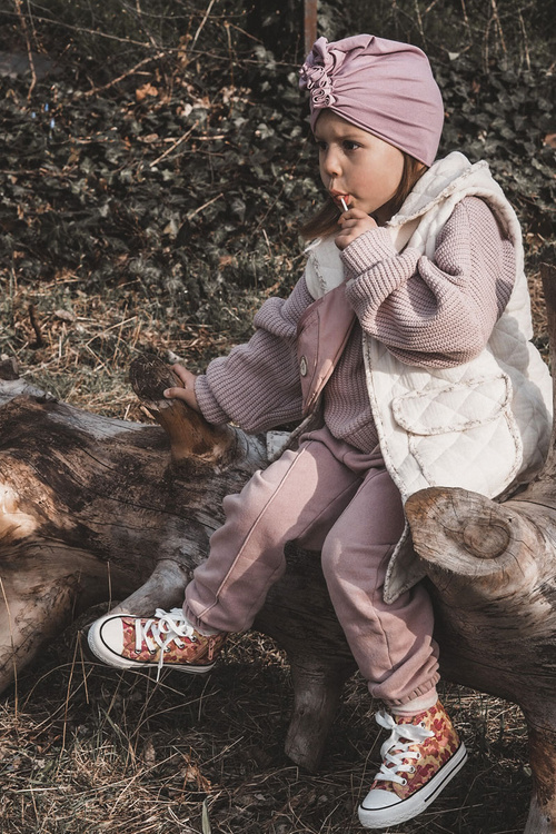 Dětské vysoké tenisky s zipem růžovo-žlute Filemon