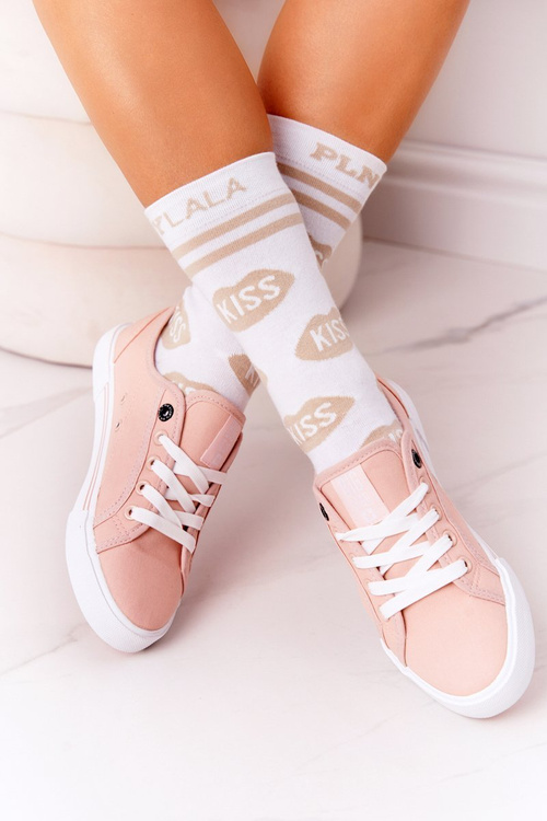 Dámska veľká hviezda HH274060 Pink Sneakers