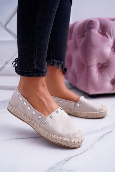 Béžové Espadrilles Christiane
