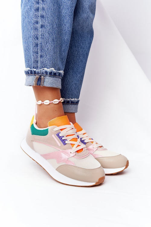 Dámská Sportovní Obuv Sneakersy Béžove After Hours