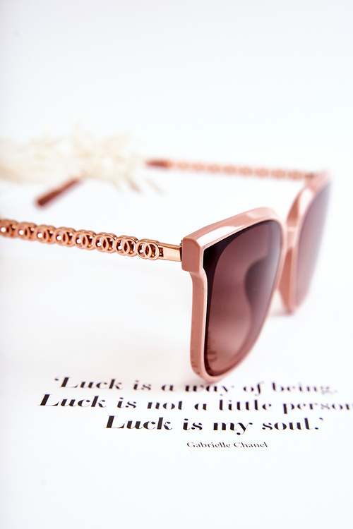 Dámske slnečné okuliare v130035 ružové