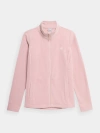 4f Pink Fleece so stojanom -Dámsky golier 4FSS23TFLEF049